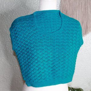 Vintage Crop Sweater Tank